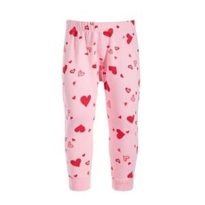 New First Impressions Baby Girls FloatingLove Joggers,Pink, red 18-24M